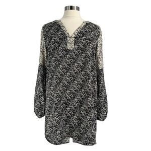 ANDREE BLUE Tunic Top / Mini Dress M